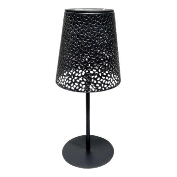 Lampada da tavolo solare a LED LUVETRA LED/1xAA 4000K IP44 200 mAh nera