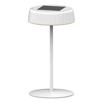 Lampada da tavolo solare dimmerabile VIVIEN LED/3W/5V 2700K 1600 mAh IP54 bianco