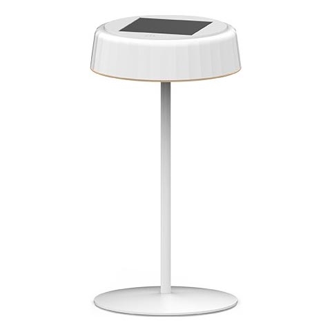Lampada da tavolo solare dimmerabile VIVIEN LED/3W/5V 2700K 1600 mAh IP54 bianco