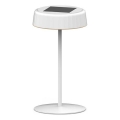 Lampada da tavolo solare ricaricabile dimmerabile VIVIEN LED/3W/5V 2700K 1600 mAh IP54 bianca