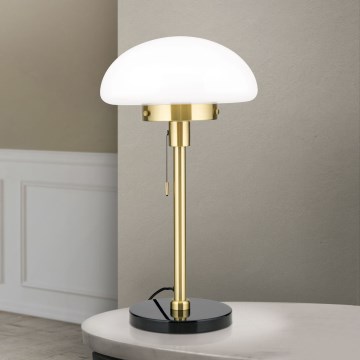 Lampada da tavolo SPARTA 1xE27/40W/230V oro/nero