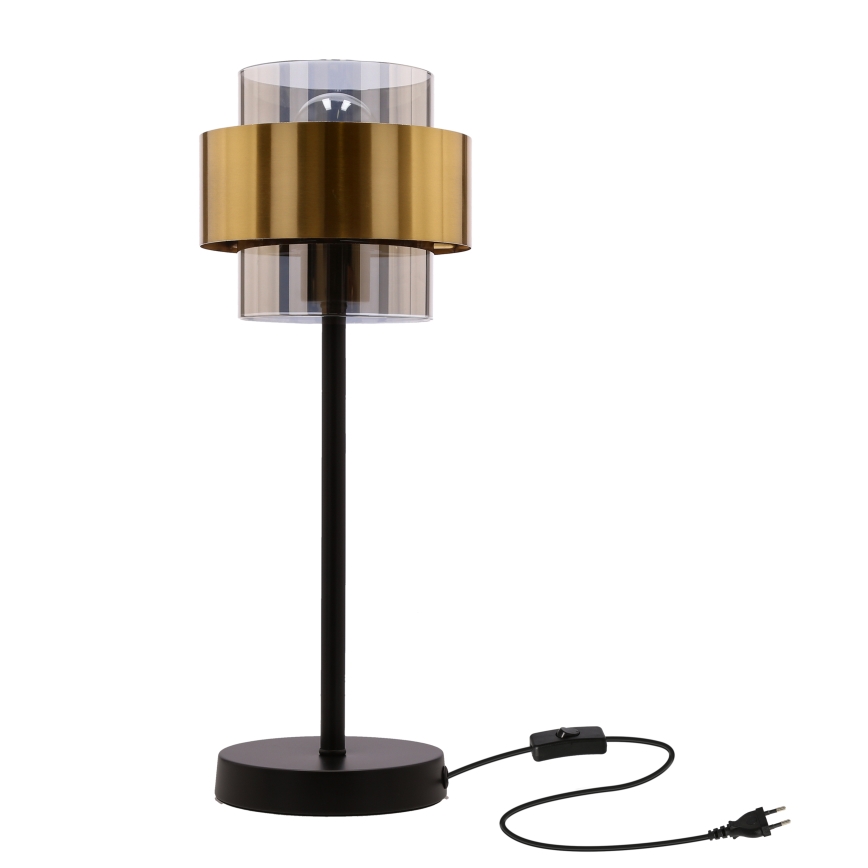 Lampada da tavolo SPIEGA 1xE27/60W/230V oro/nero