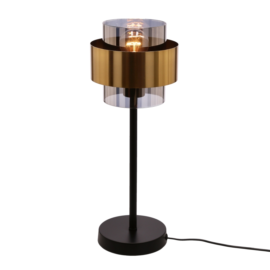 Lampada da tavolo SPIEGA 1xE27/60W/230V oro/nero