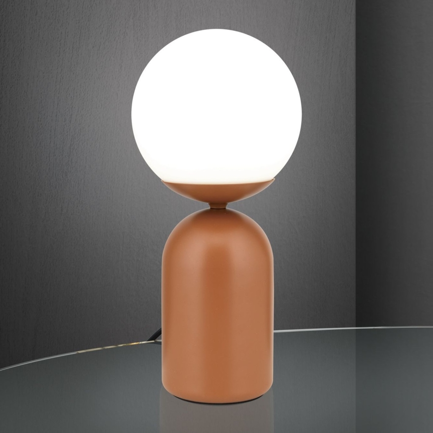 Lampada da tavolo STANLEY 1xE14/25W/230V ceramiche/marrone