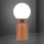 Lampada da tavolo STANLEY 1xE14/25W/230V ceramiche/marrone