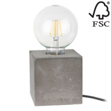 Lampada da tavolo STRONG 1xE27/25W/230V - certificato FSC