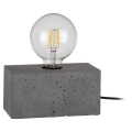 Lampada da tavolo STRONG DOUBLE 1xE27/25W/230V cemento