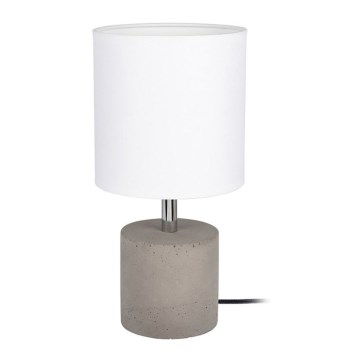 Lampada da tavolo STRONG ROUND 1xE27/25W/230V cemento