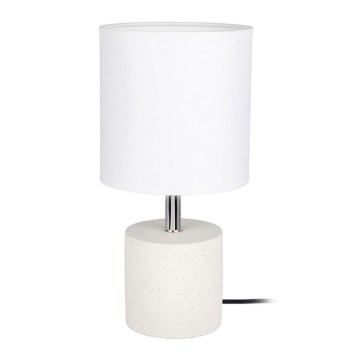 Lampada da tavolo STRONG ROUND 1xE27/25W/230V cemento
