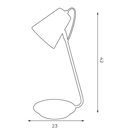 Lampada da tavolo TABLE LAMPS 1xE27/60W/230V