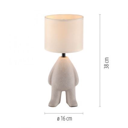 Lampada da tavolo TED JUST LIGHT. 14191-39 1xE27/25W/230V beige