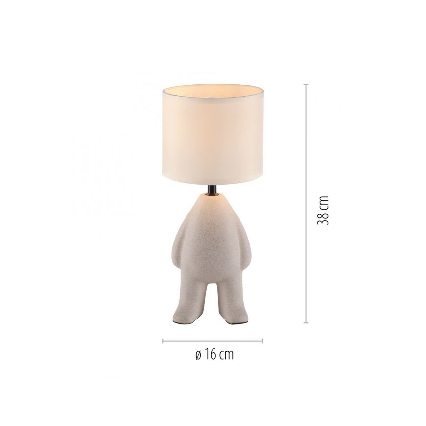 Lampada da tavolo TED JUST LIGHT. 14191-39 1xE27/25W/230V beige