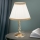 Lampada da tavolo TONIA 1xE27/60W/230V diametro 25 cm bianco/bronzo