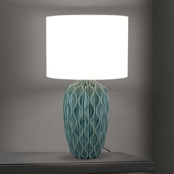 Lampada da tavolo TORTUGA 1xE27/40W/230V verde/bianco