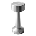 Lampada da tavolo touch dimmerabile a LED SIMPLY LED/5V 2700/4000/6500K 800 mAh cromo lucido