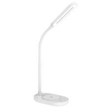 Lampada da tavolo touch LED dimmerabile con ricarica wireless OCTAVIA LED/7W/230V bianco