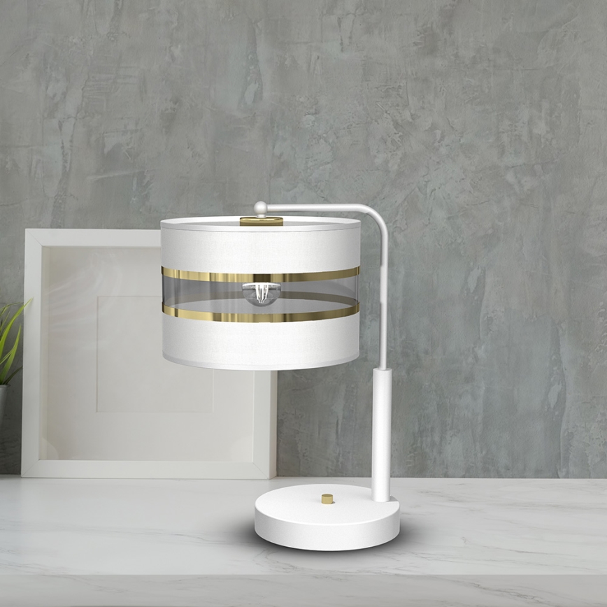Lampada da tavolo ULTIMO 1xE27/6W/230V bianca