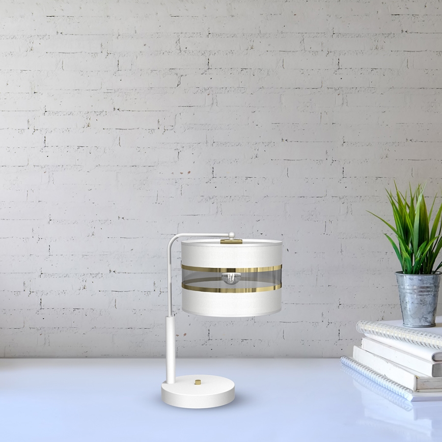 Lampada da tavolo ULTIMO 1xE27/6W/230V bianca