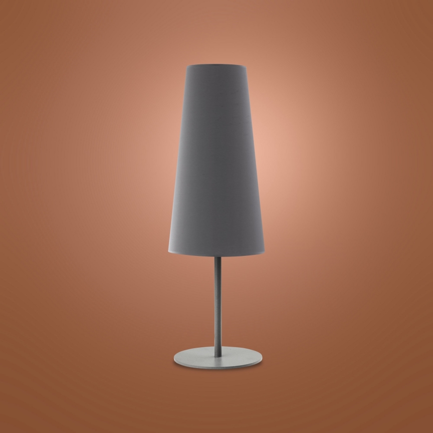 Lampada da tavolo UMBRELLA 1xE27/15W/230V grigio