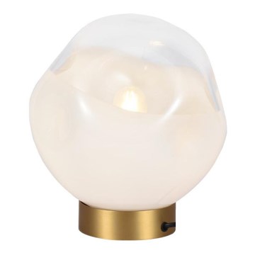 Lampada da tavolo VANA 1xE27/40W/230V crema/oro