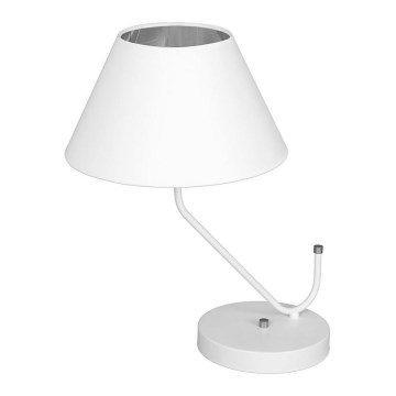 Lampada da tavolo VICTORIA 1xE27/60W/230V bianco