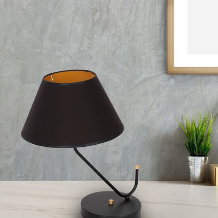 Lampada da tavolo VICTORIA 1xE27/60W/230V nero