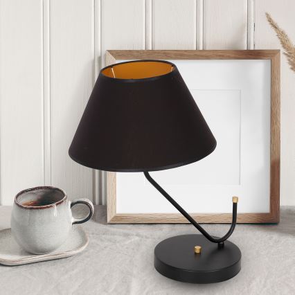 Lampada da tavolo VICTORIA 1xE27/60W/230V nero