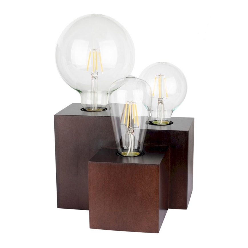 Lampada da tavolo VINCENT 3xE27/15W/230V - certificato FSC