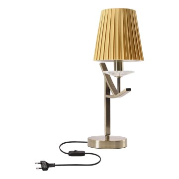 Lampada da tavolo VITORIA 1xE14/40W/230V gialla/ottone