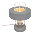 Lampada da tavolo VOLTA 1xE14/15W/230V grigia