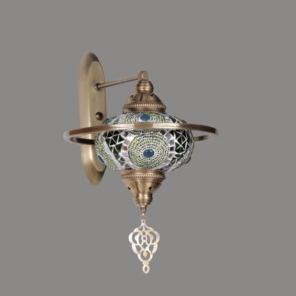 Lampada da tavolo YENI 1xE27/40W/230V bronzo