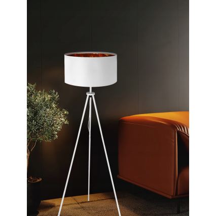 Lampada da terra 1xE27/40W/230V bianca