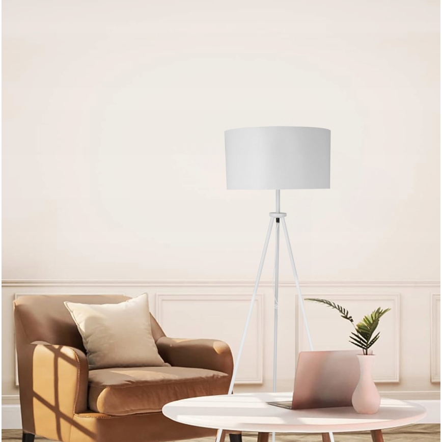 Lampada da terra 1xE27/40W/230V bianca