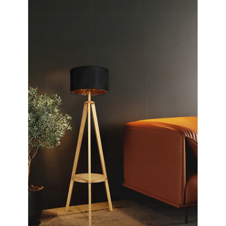 Lampada da terra 1xE27/40W/230V nera