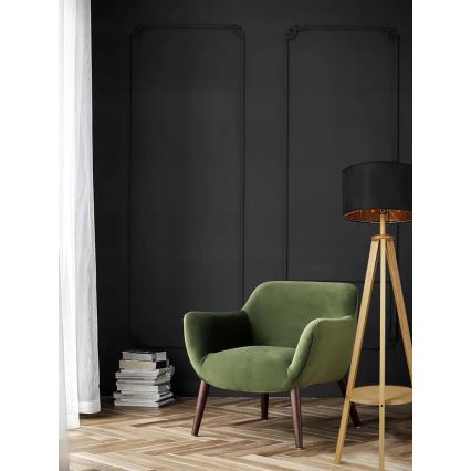 Lampada da terra 1xE27/40W/230V nera