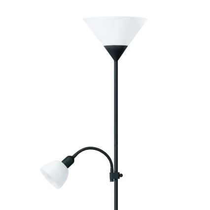 Lampada da terra 1xE27/60W/230V + 1xE14/25W