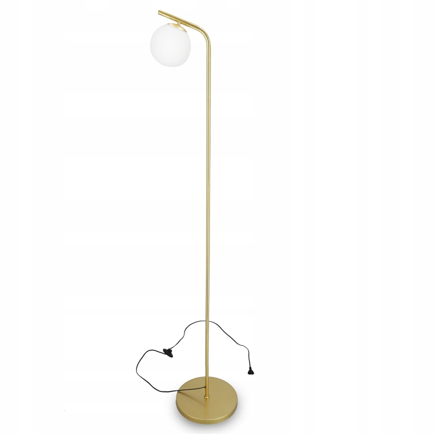 Lampada da terra 1xG9/40W/230V oro/bianco