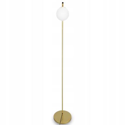 Lampada da terra 1xG9/40W/230V oro/bianco