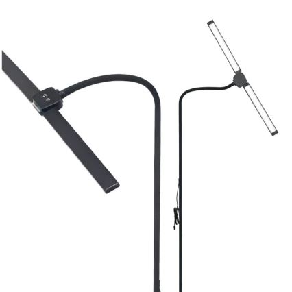 Lampada da terra a LED dimmerabile TEILO LED/14W/230V 3000/4000/6000K nera