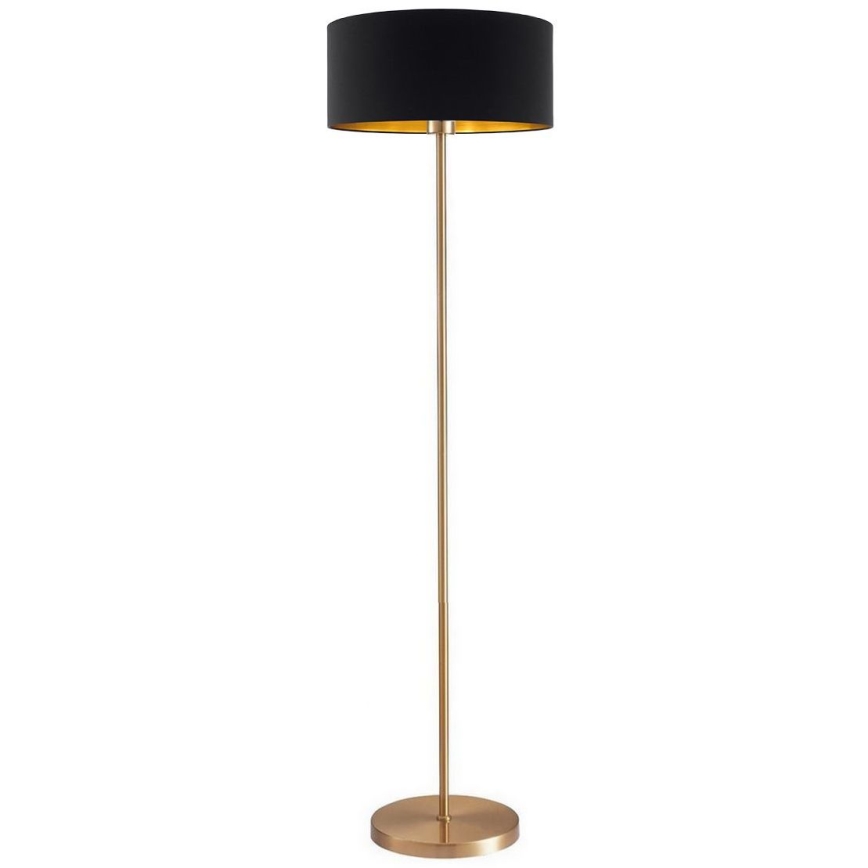 Lampada da terra a LED TUNJA 1xE27/20W/230V Ø 38 cm oro/nero