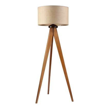 Lampada da terra AIDA 1xE27/15W/230V rovere/rafia