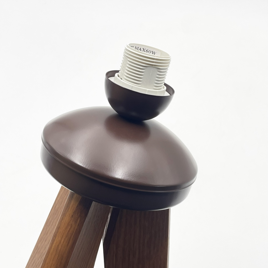 Lampada da terra AIDA 1xE27/15W/230V rovere/rafia