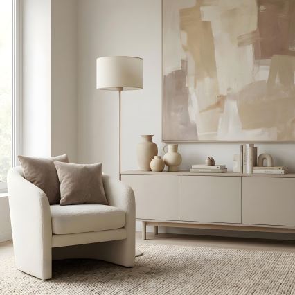 Lampada da terra ARDEN 1xE27/15W/230V beige