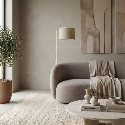 Lampada da terra ARDEN 1xE27/15W/230V beige