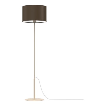 Lampada da terra ARDEN 1xE27/15W/230V beige/marrone