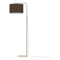 Lampada da terra ARDEN 1xE27/15W/230V beige/marrone