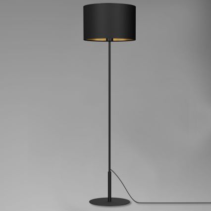 Lampada da terra ARDEN 1xE27/60W/230V nero/dorato