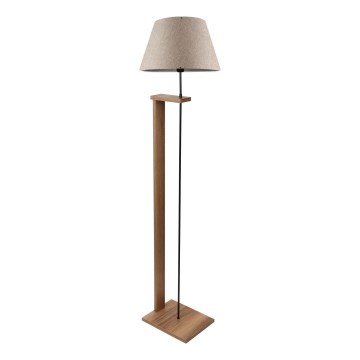 Lampada da terra AYD 1xE27/40W/230V beige/marrone