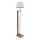 Lampada da terra AYD 1xE27/40W/230V bianca/marrone