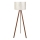 Lampada da terra AYD 1xE27/40W/230V bianca/marrone